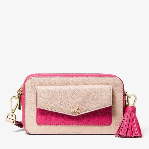 🎁Michael Kors Small Two-Tone Pebbled Leather - Picture 3 of 5